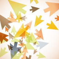abstract background arrow