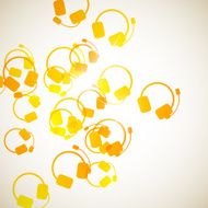abstract background headphones N2