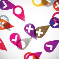 abstract background pointer N3