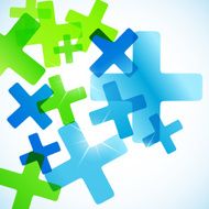 abstract background cross