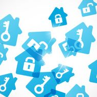 abstract background house