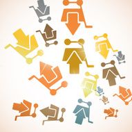 abstract background trolley N4