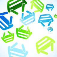 abstract background basket N2