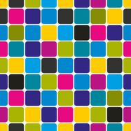 Colorful geometric seamless pattern symmetric endless vector N7