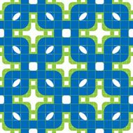Geometric tiles seamless pattern vector background N2