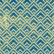 Vintage geometric seamless background old vector repeat pattern N2