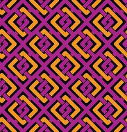 Colorful geometric seamless pattern symmetric endless vector N10