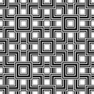 Seamless geometric pattern black and white vector backdrop