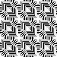 Seamless geometric pattern simple vector black and white N3