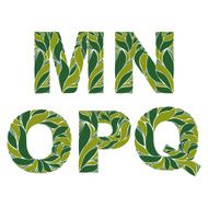 Beautiful typescript with natural spring pattern N4