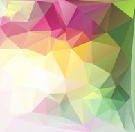 Vivid Color Polygonal Mosaic Background Creative Business Design Templates N3