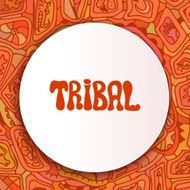 texture of pink color with a print-style tribal