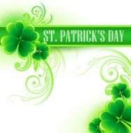 St Patrick&#039;s Day Background Vector illustration N3