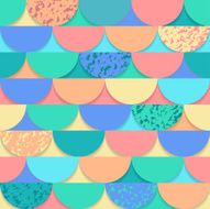 Vector seamless multicolored geometric abstract composition N3