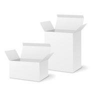 blank open boxes set N3