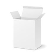 blank open box