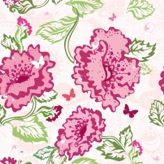 Abstract Elegance seamless floral pattern Beautiful flower vector illustration texture