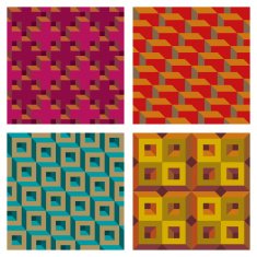 Geometric seamless patterns N23