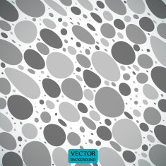 Abstract futuristic shapes on gray background