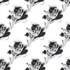Abstract seamless pattern N1336