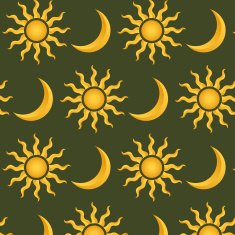 sun and moon pattern