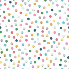 confetti seamless pattern flat
