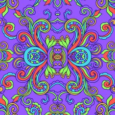Decorative abstract floral pattern N3
