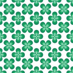 Seamless pattern from leaves of clover Abstract