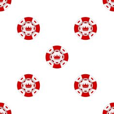Universal casino chips seamless patterns N5