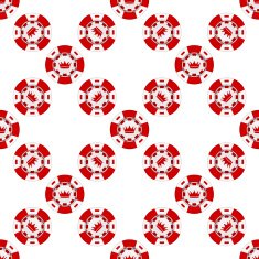 Universal casino chips seamless patterns N6