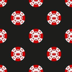 Universal casino chips seamless patterns N8