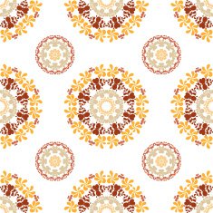 Ornate seamless pattern decorative wallpaper