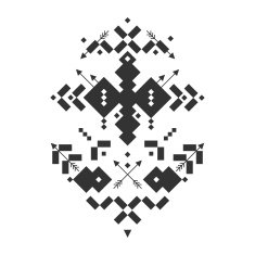 Vector Tribal elements ethnic collection N2