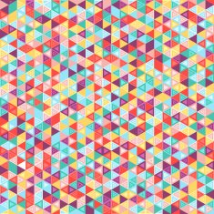 Mosaic colorful background of geometric shapes N10