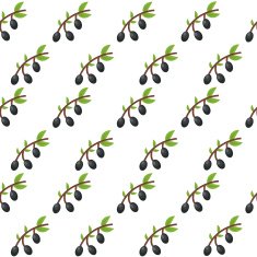Seamless background with olives N2