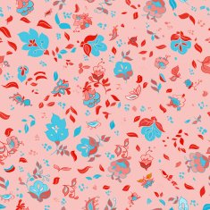Vector retro floral seamless pattern N9