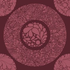 Fantasy abstract floral seamless pattern N11