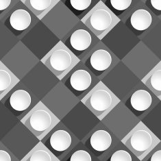 seamless pattern from paper circles N2