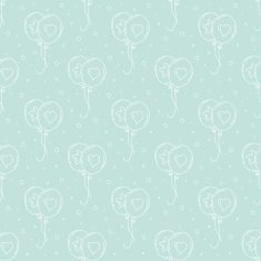 balloons and hearts pattern N2