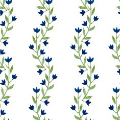 Blue Flowers N24