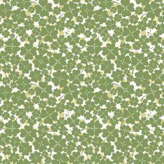 Seamless texture with clover of four leaves