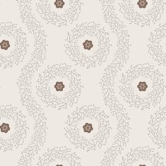 Seamless pattern of twigs