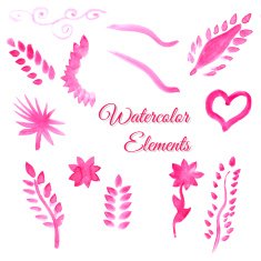 watercolor elements