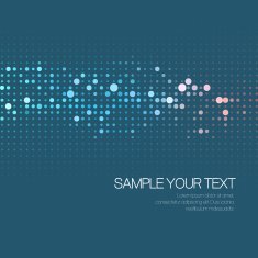 Abstract background with dots Vector illustration