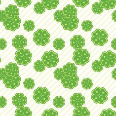 Seamless texture with clover of four leaves N2