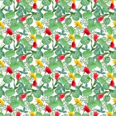 Spring blossoming botanic pattern N2
