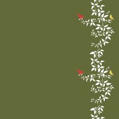 leaf and bird pattern background N3