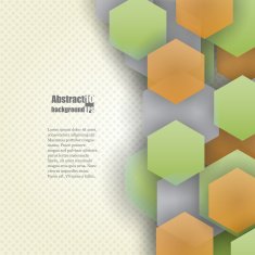 Abstract background with hexagons N7