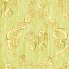 element of seamless pattern with elegant drawing in floral style N2