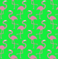 Seamless Flamingos